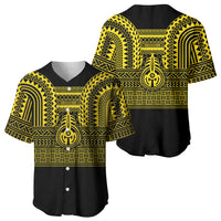 Philippines Filipinos Baseball Jersey Igorot Tribal Pattern Black LT05 - Polynesian Pride
