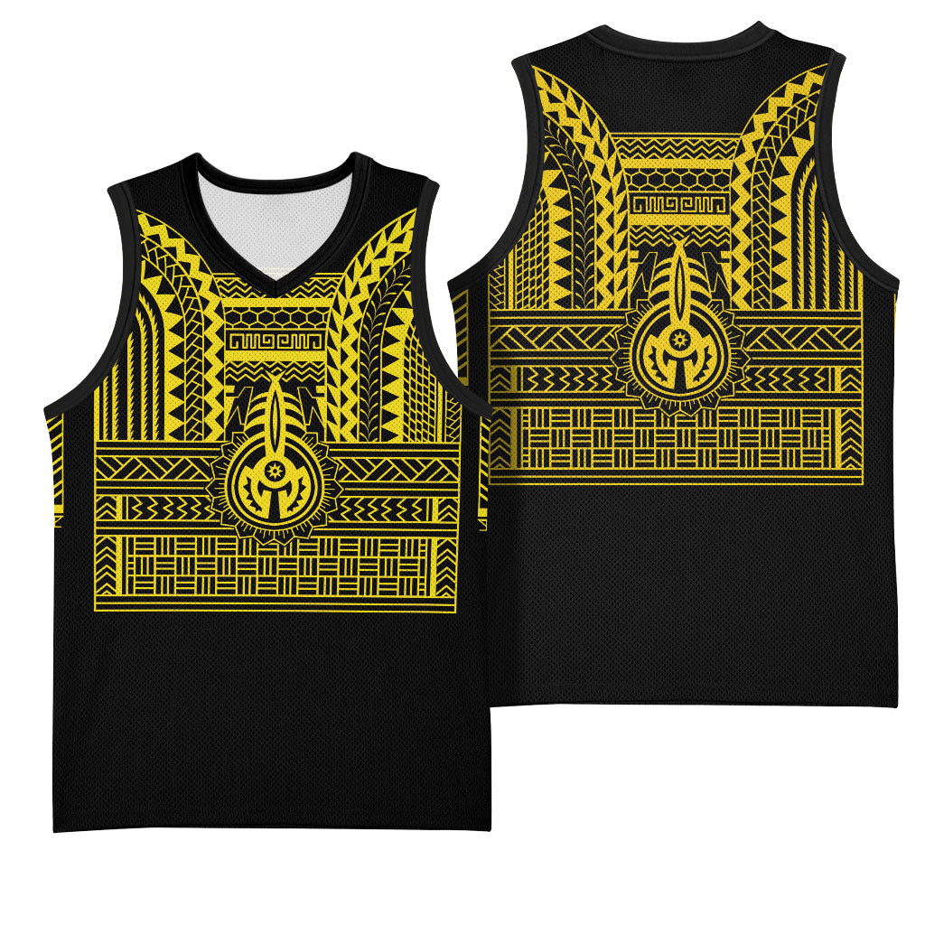Philippines Filipinos Basketball Jersey Igorot Tribal Pattern Black LT05 - Polynesian Pride
