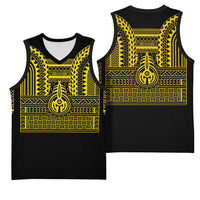 Philippines Filipinos Basketball Jersey Igorot Tribal Pattern Black LT05 - Polynesian Pride