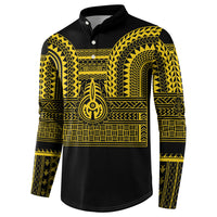 Philippines Filipinos Button Sweatshirt Igorot Tribal Pattern Black LT05 - Polynesian Pride