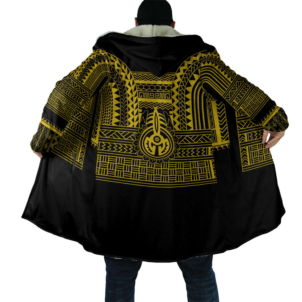 Philippines Filipinos Cloak Igorot Tribal Pattern Black LT05 - Polynesian Pride