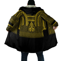 Philippines Filipinos Cloak Igorot Tribal Pattern Black LT05 - Polynesian Pride