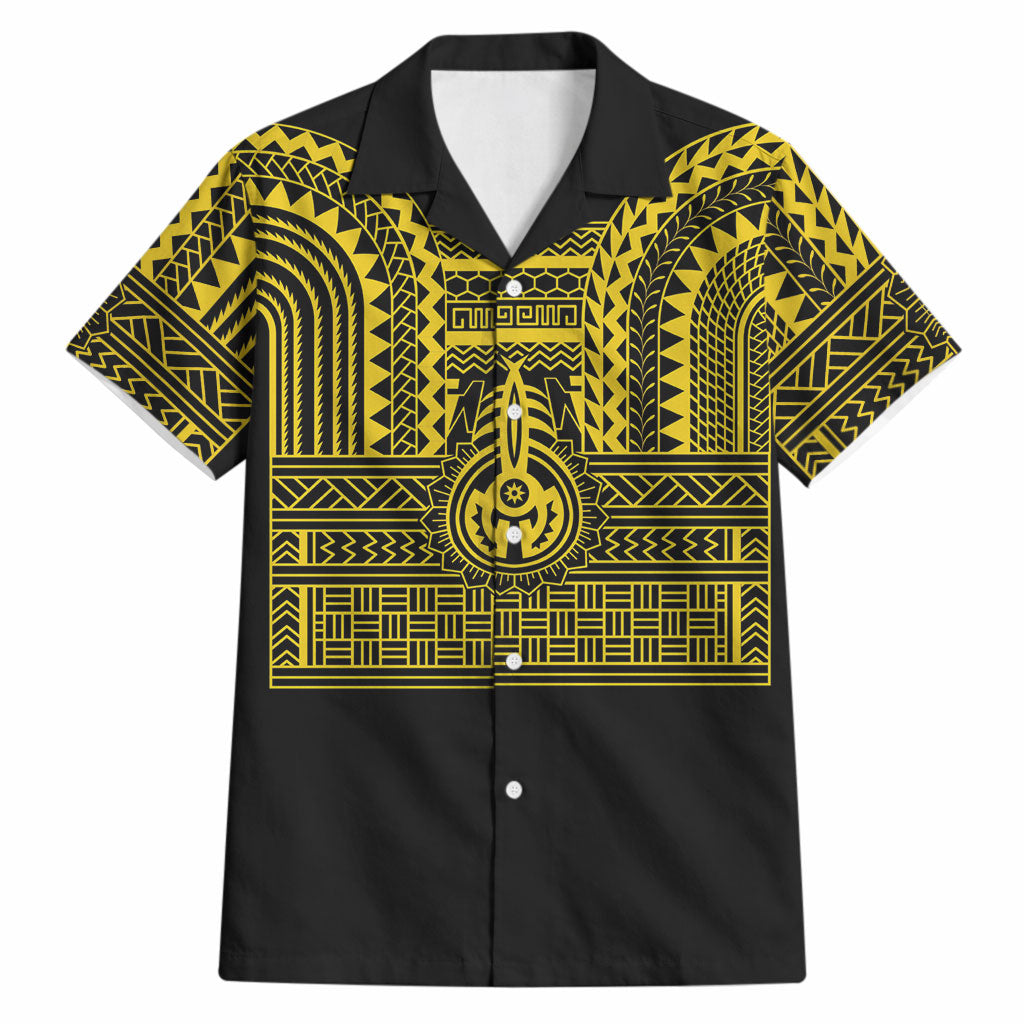 Philippines Filipinos Hawaiian Shirt Igorot Tribal Pattern Black LT05 Black - Polynesian Pride