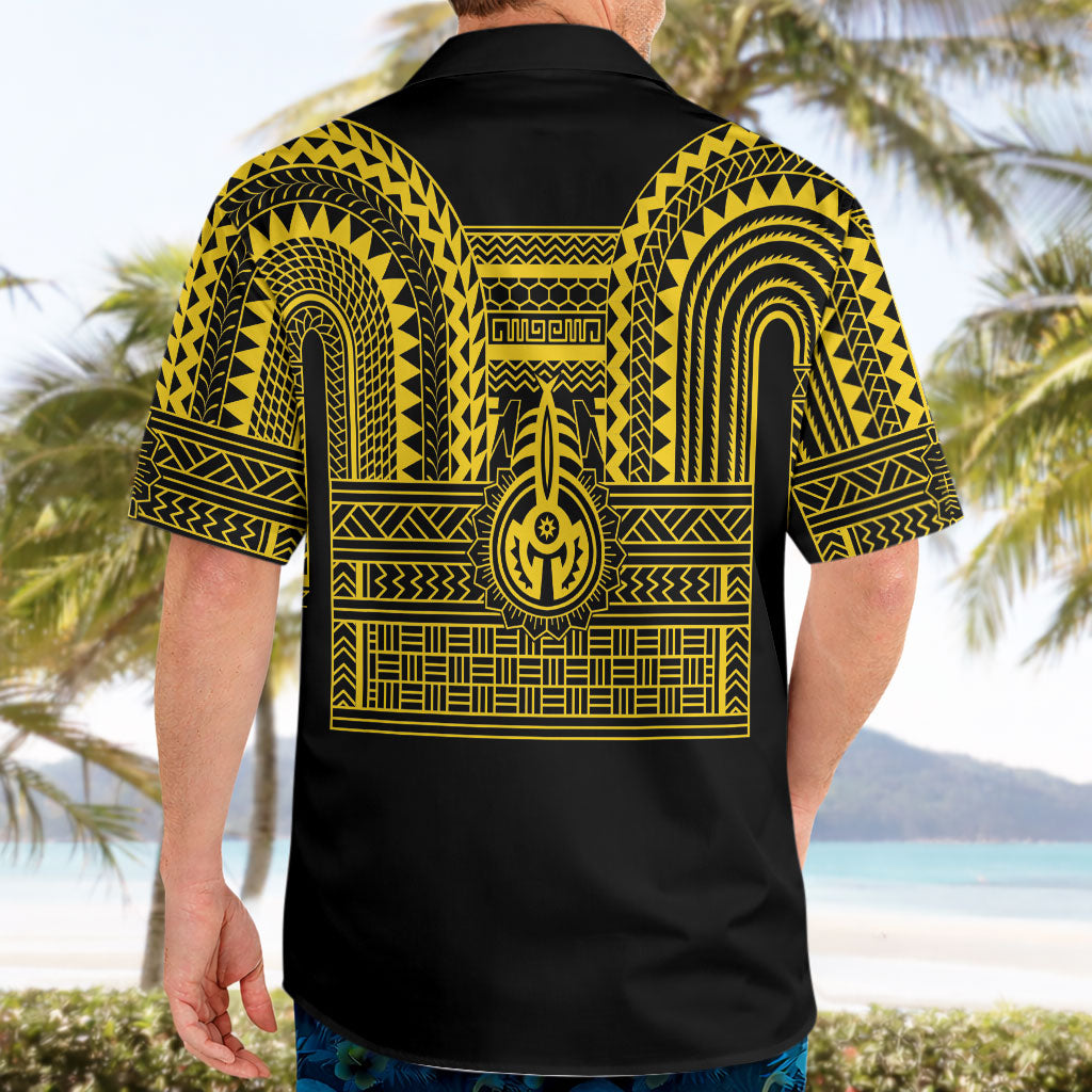 Philippines Filipinos Hawaiian Shirt Igorot Tribal Pattern Black LT05 - Polynesian Pride