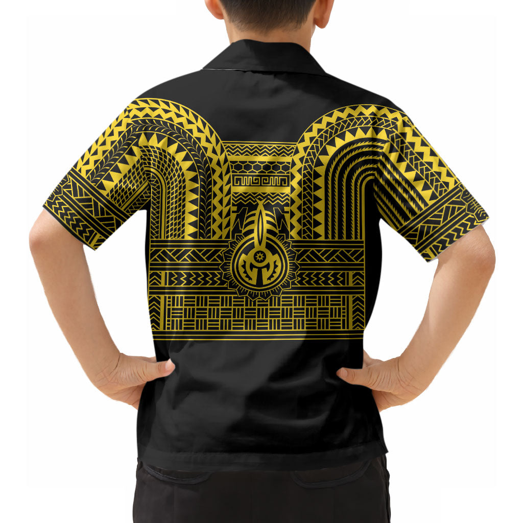 Philippines Filipinos Hawaiian Shirt Igorot Tribal Pattern Black LT05 - Polynesian Pride