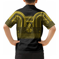 Philippines Filipinos Hawaiian Shirt Igorot Tribal Pattern Black LT05 - Polynesian Pride