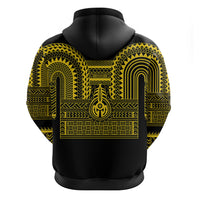 Philippines Filipinos Hoodie Igorot Tribal Pattern Black LT05 - Polynesian Pride