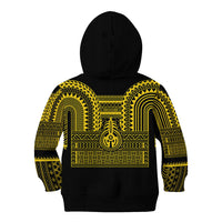 Philippines Filipinos Kid Hoodie Igorot Tribal Pattern Black LT05 - Polynesian Pride