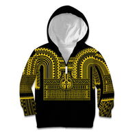 Philippines Filipinos Kid Hoodie Igorot Tribal Pattern Black LT05 Zip Hoodie Black - Polynesian Pride