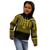 Philippines Filipinos Kid Hoodie Igorot Tribal Pattern Black LT05 - Polynesian Pride