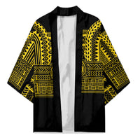 Philippines Filipinos Kimono Igorot Tribal Pattern Black LT05 Unisex Black - Polynesian Pride