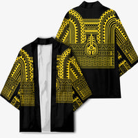 Philippines Filipinos Kimono Igorot Tribal Pattern Black LT05 - Polynesian Pride