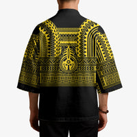 Philippines Filipinos Kimono Igorot Tribal Pattern Black LT05 - Polynesian Pride