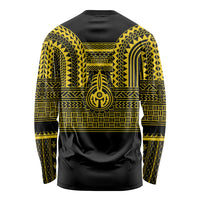 Philippines Filipinos Long Sleeve Shirt Igorot Tribal Pattern Black LT05 - Polynesian Pride