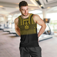 Philippines Filipinos Men Tank Top Igorot Tribal Pattern Black LT05 Black - Polynesian Pride