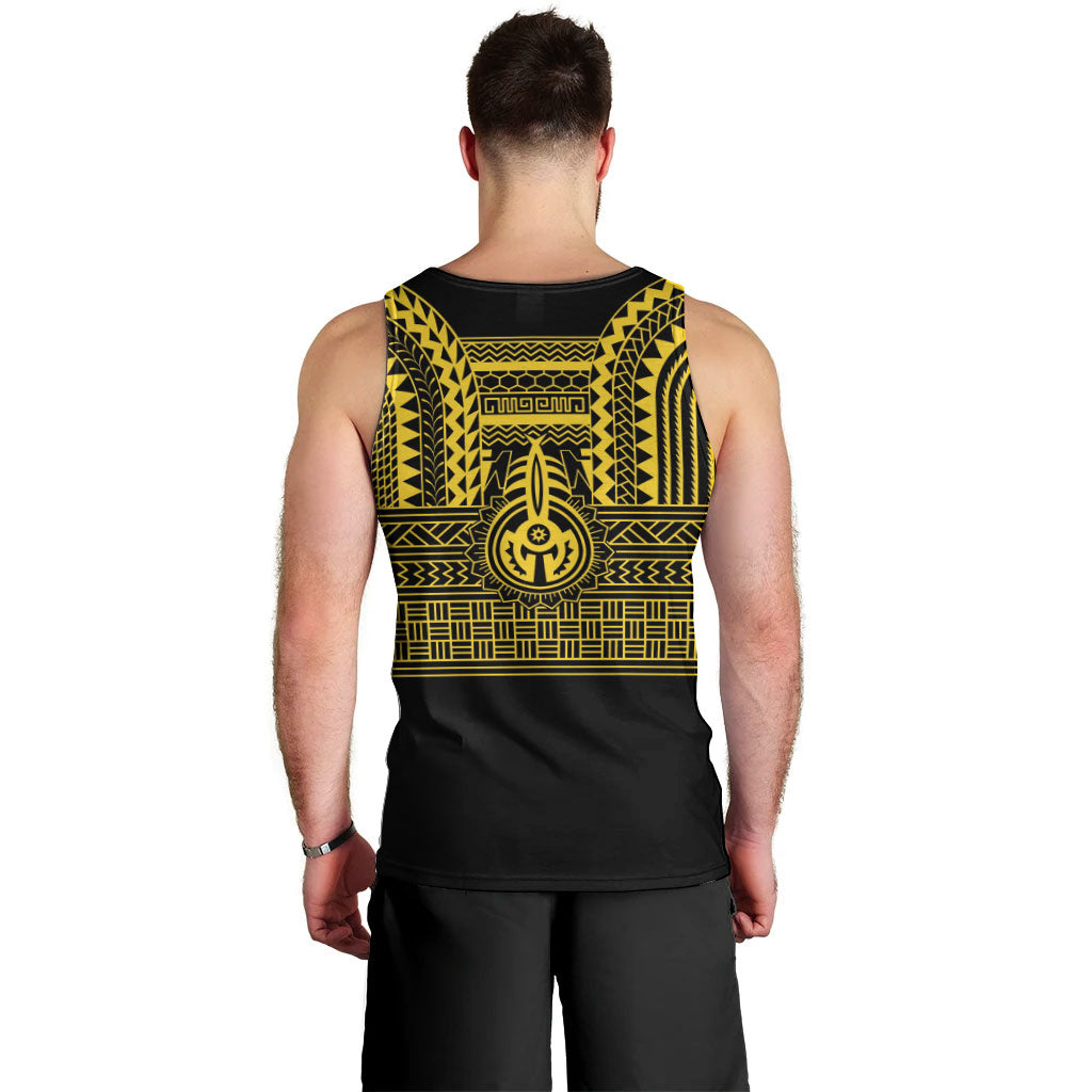 Philippines Filipinos Men Tank Top Igorot Tribal Pattern Black LT05 - Polynesian Pride