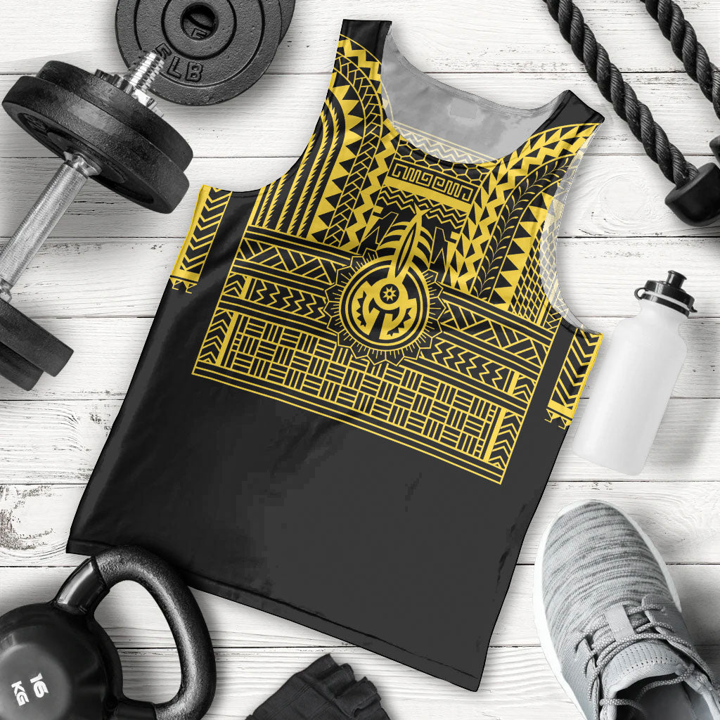 Philippines Filipinos Men Tank Top Igorot Tribal Pattern Black LT05 - Polynesian Pride