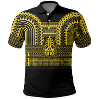 Philippines Filipinos Polo Shirt Igorot Tribal Pattern Black LT05 Black - Polynesian Pride