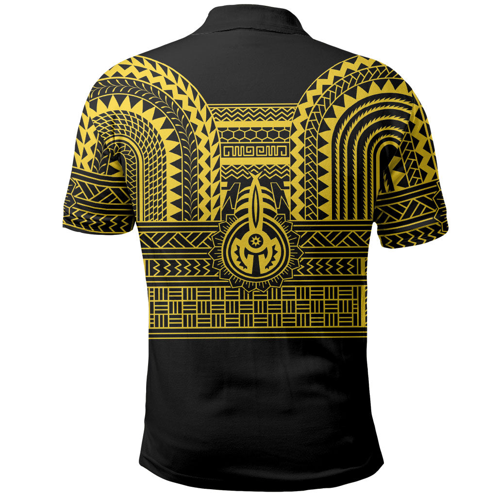 Philippines Filipinos Polo Shirt Igorot Tribal Pattern Black LT05 - Polynesian Pride