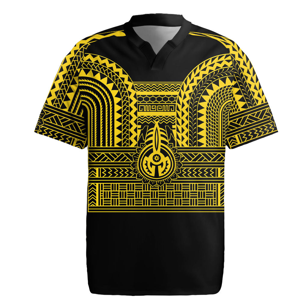 Philippines Filipinos Rugby Jersey Igorot Tribal Pattern Black LT05 Black - Polynesian Pride