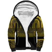 Philippines Filipinos Sherpa Hoodie Igorot Tribal Pattern Black LT05 Unisex Black - Polynesian Pride