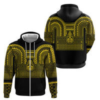 Philippines Filipinos Zip Hoodie Igorot Tribal Pattern Black LT05 - Polynesian Pride