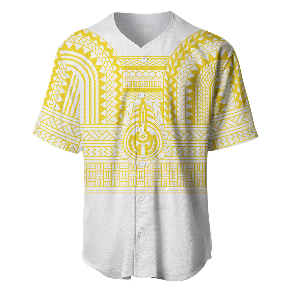 Philippines Filipinos Baseball Jersey Igorot Tribal Pattern White LT05 White - Polynesian Pride