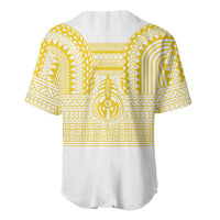 Philippines Filipinos Baseball Jersey Igorot Tribal Pattern White LT05 - Polynesian Pride