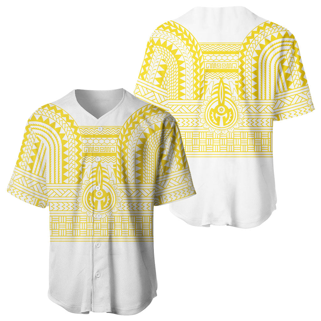 Philippines Filipinos Baseball Jersey Igorot Tribal Pattern White LT05 - Polynesian Pride