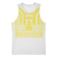 Philippines Filipinos Basketball Jersey Igorot Tribal Pattern White LT05 Unisex White - Polynesian Pride