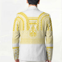 Philippines Filipinos Blazer Igorot Tribal Pattern White LT05 - Polynesian Pride