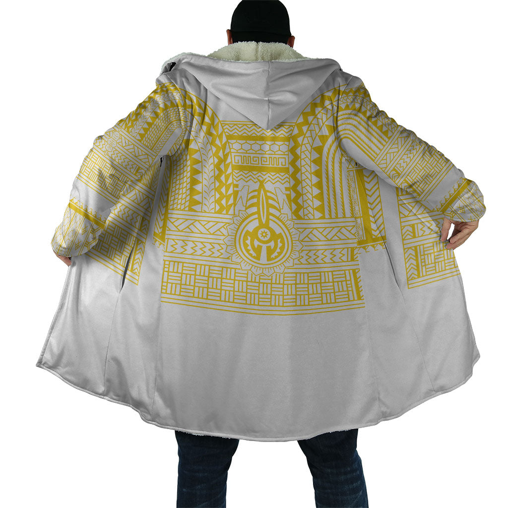 Philippines Filipinos Cloak Igorot Tribal Pattern White LT05 - Polynesian Pride