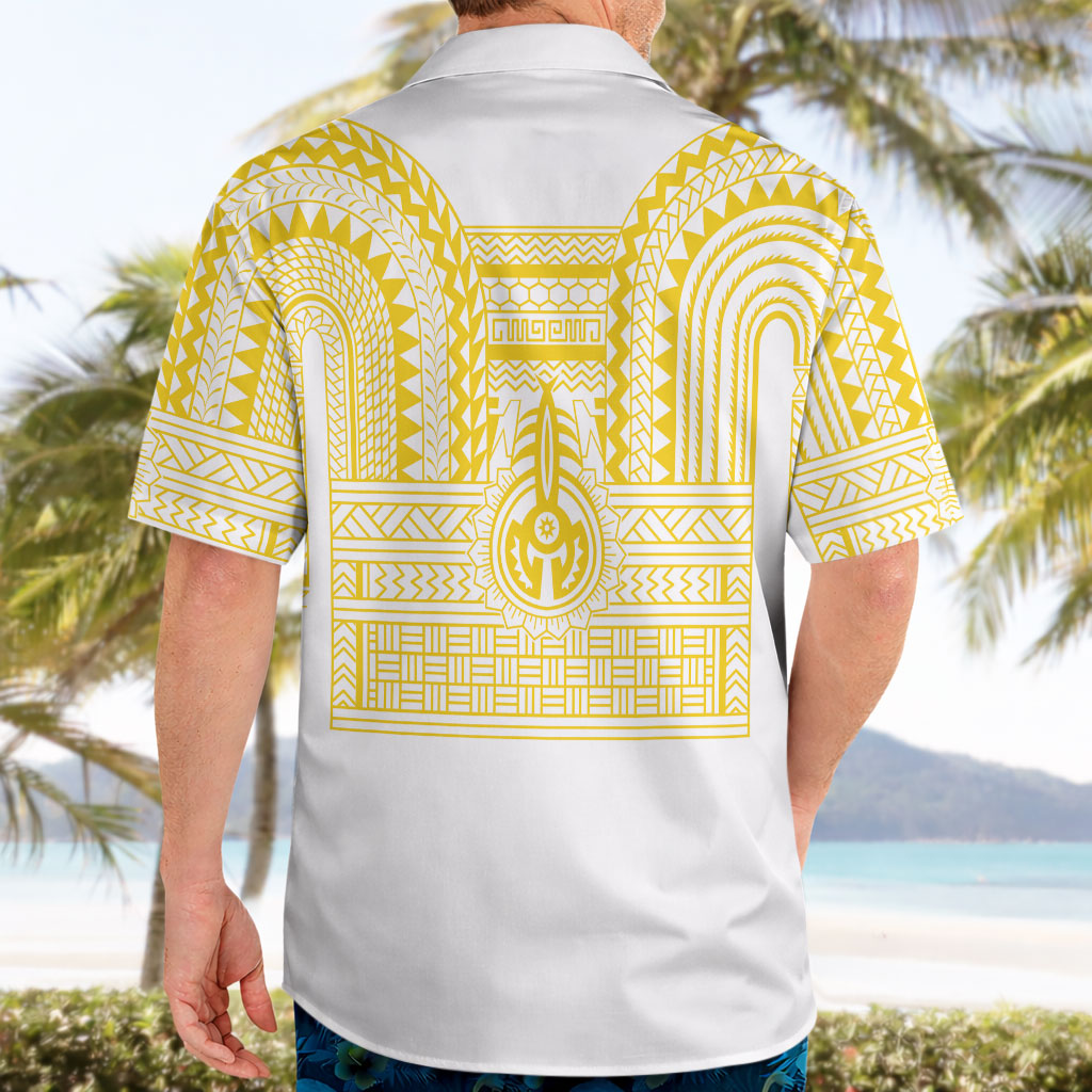 Philippines Filipinos Hawaiian Shirt Igorot Tribal Pattern White LT05 - Polynesian Pride