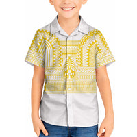 Philippines Filipinos Hawaiian Shirt Igorot Tribal Pattern White LT05 - Polynesian Pride
