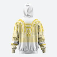 Philippines Filipinos Hoodie Igorot Tribal Pattern White LT05 - Polynesian Pride