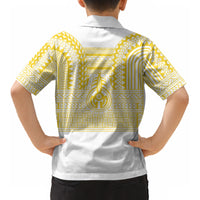 Philippines Filipinos Kid Hawaiian Shirt Igorot Tribal Pattern White LT05 - Polynesian Pride