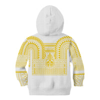 Philippines Filipinos Kid Hoodie Igorot Tribal Pattern White LT05 - Polynesian Pride