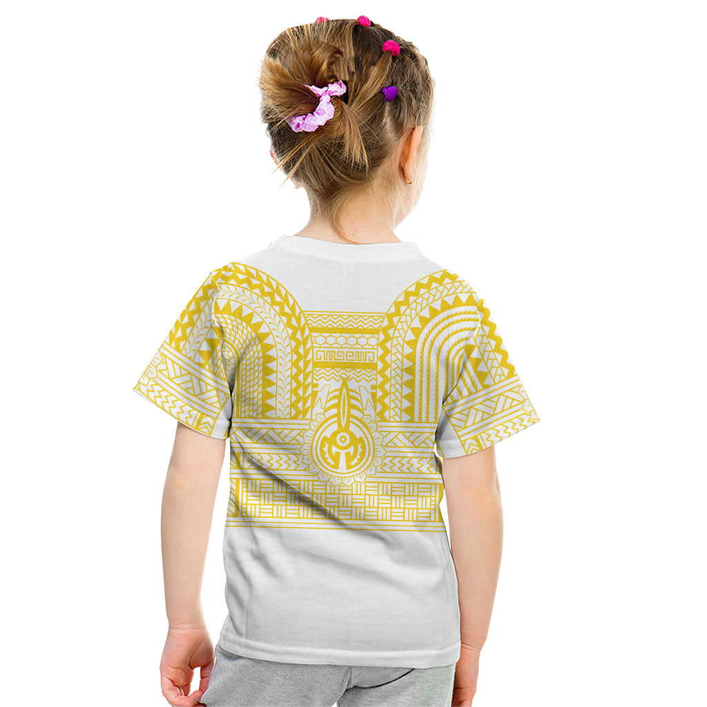 Philippines Filipinos Kid T Shirt Igorot Tribal Pattern White LT05 - Polynesian Pride