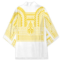 Philippines Filipinos Kimono Igorot Tribal Pattern White LT05 - Polynesian Pride