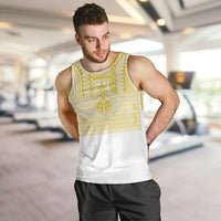 Philippines Filipinos Men Tank Top Igorot Tribal Pattern White LT05 White - Polynesian Pride