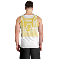 Philippines Filipinos Men Tank Top Igorot Tribal Pattern White LT05 - Polynesian Pride