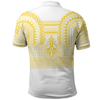 Philippines Filipinos Polo Shirt Igorot Tribal Pattern White LT05 - Polynesian Pride