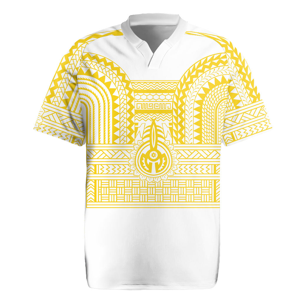Philippines Filipinos Rugby Jersey Igorot Tribal Pattern White LT05 White - Polynesian Pride