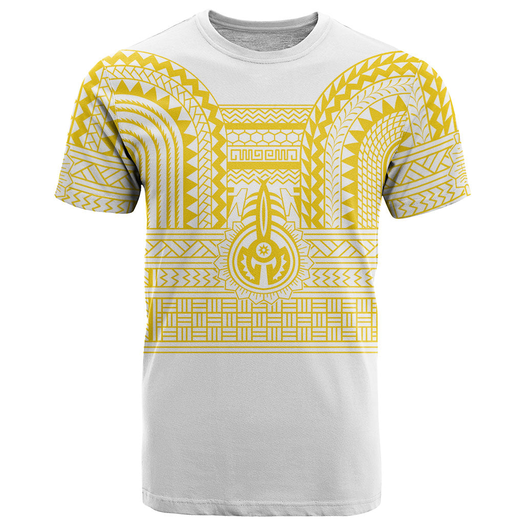 Philippines Filipinos T Shirt Igorot Tribal Pattern White LT05 White - Polynesian Pride