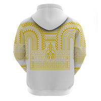Philippines Filipinos Zip Hoodie Igorot Tribal Pattern White LT05 - Polynesian Pride