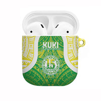 Kuki Independence 2026 AirPods Case Cook Islands 15 Finest Green Version LT05 Green - Polynesian Pride