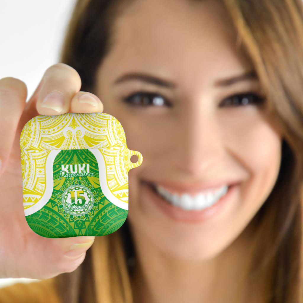 Kuki Independence 2026 AirPods Case Cook Islands 15 Finest Green Version LT05 - Polynesian Pride