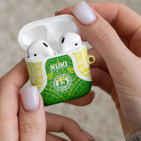 Kuki Independence 2026 AirPods Case Cook Islands 15 Finest Green Version LT05 - Polynesian Pride
