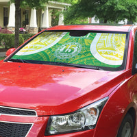 Kuki Independence 2026 Auto Sun Shade Cook Islands 15 Finest Green Version LT05 - Polynesian Pride