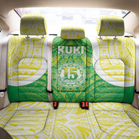 Kuki Independence 2026 Back Car Seat Cover Cook Islands 15 Finest Green Version LT05 - Polynesian Pride